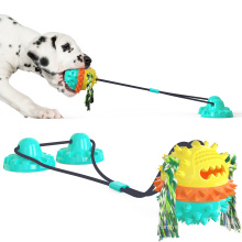 New style vigorous sucker molar teeth bite resistant drawstring ball dog toy